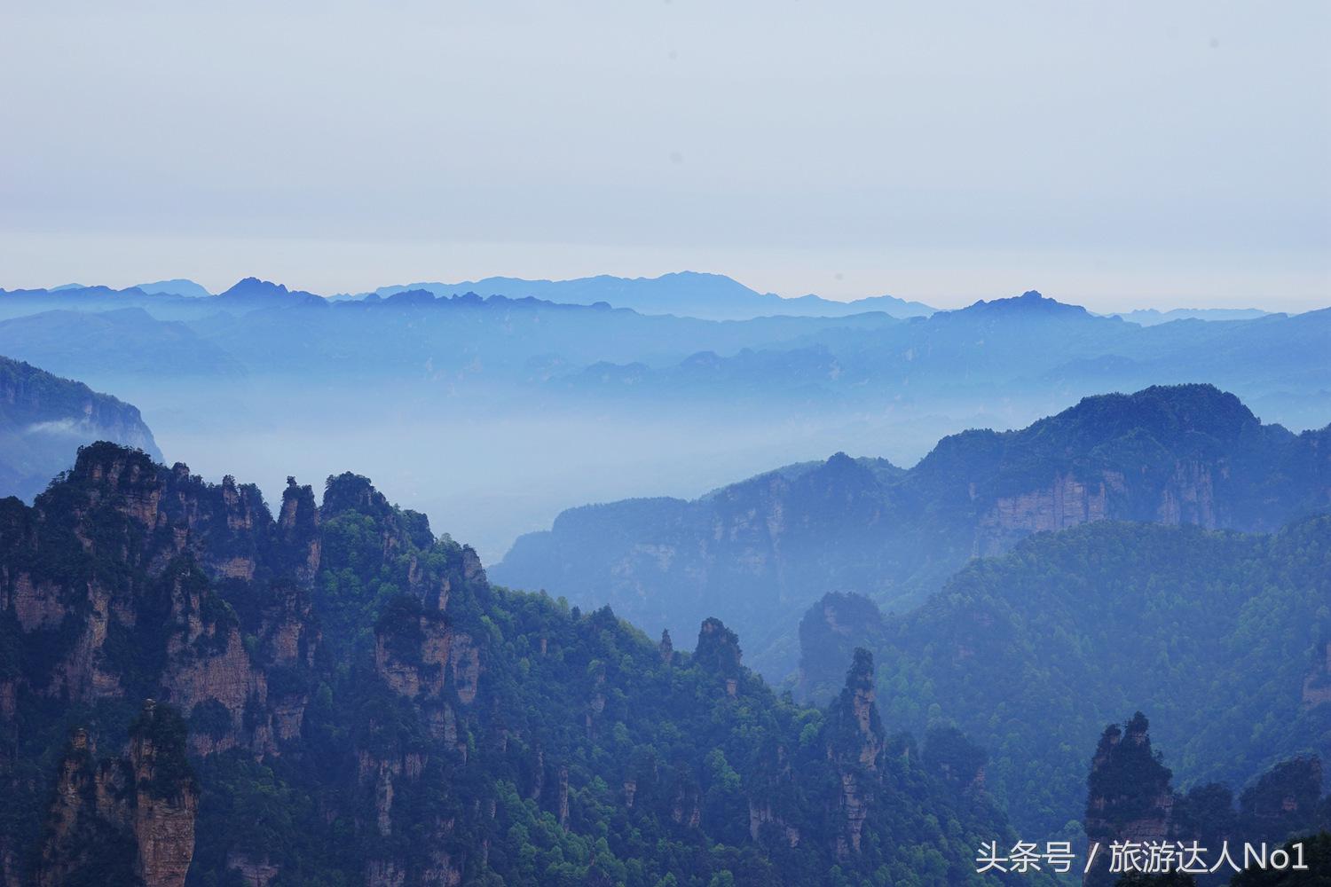游记张家界8天旅游详细攻略,张家界天门山森林公园美景游记