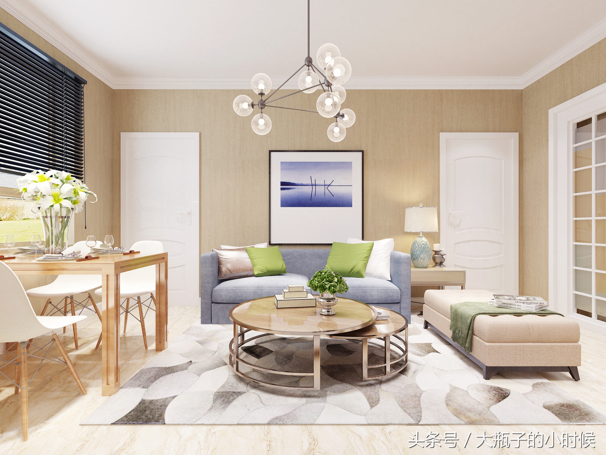 现代简约和中式碰撞,现代与简约的碰撞