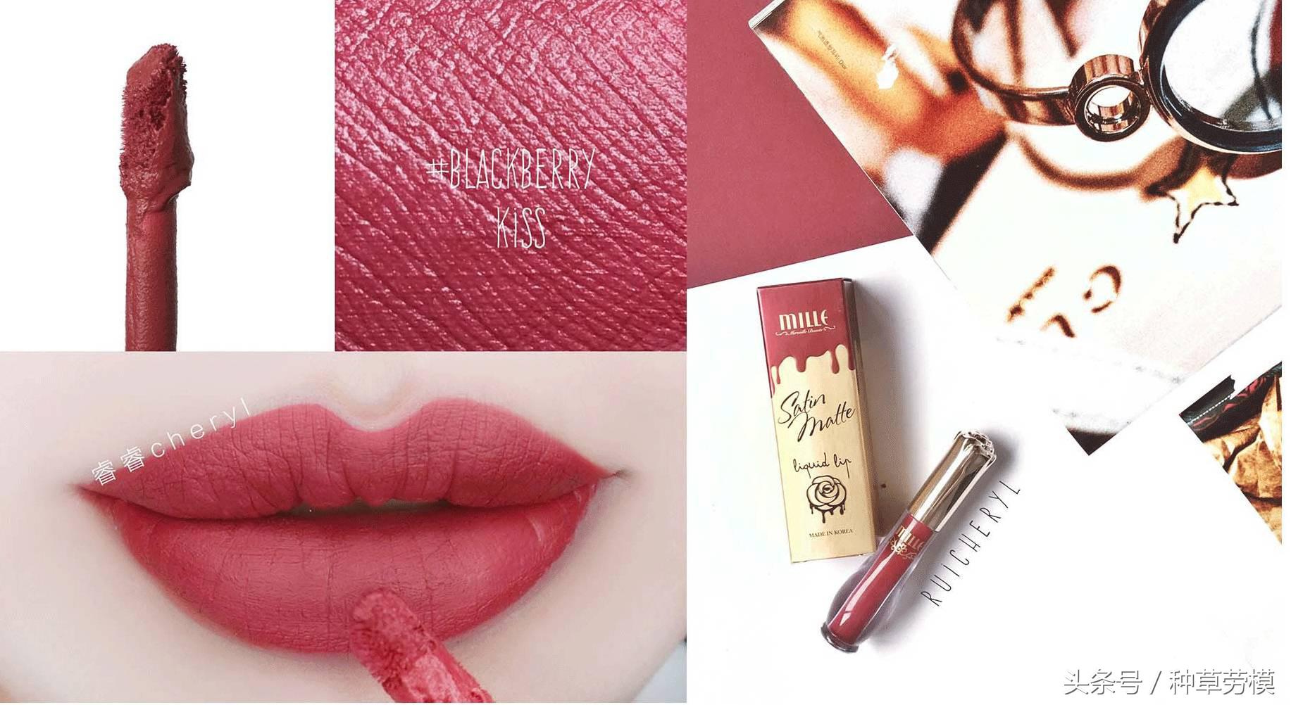 超好用的三支最显气色的口红试色,试色口红100款