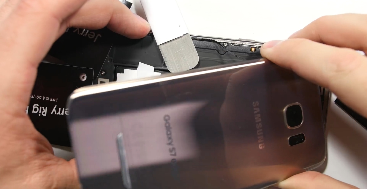 三星s7edge拆机修电源键,三星s7edge拆机视频