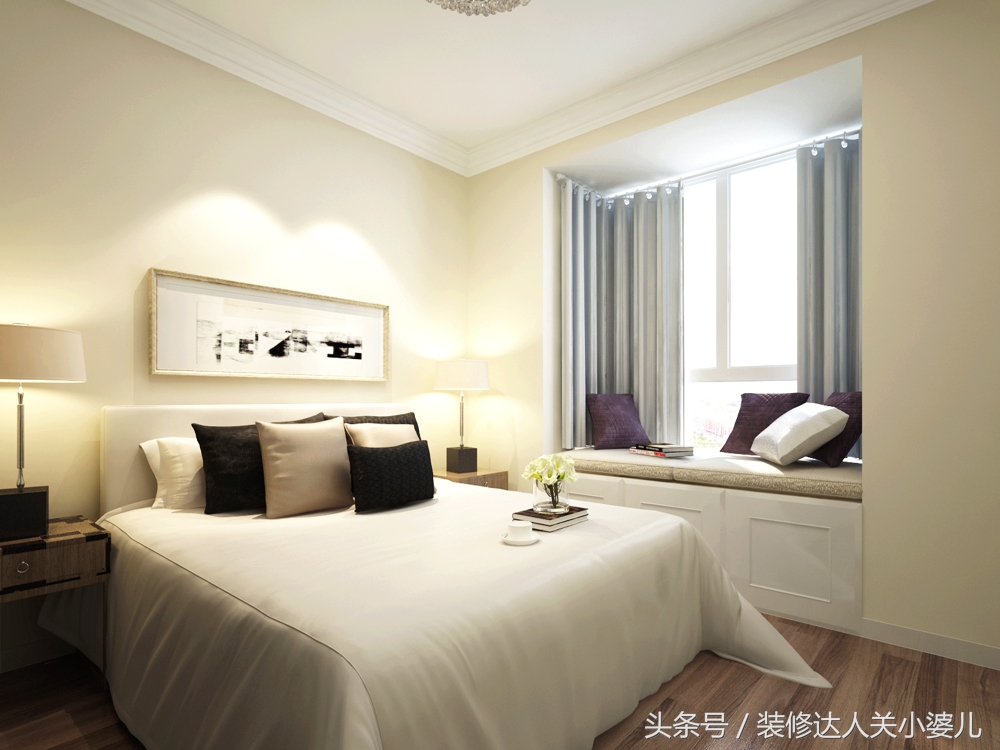 室内设计的效果图现代简约家装,中航三室一厅装修效果图