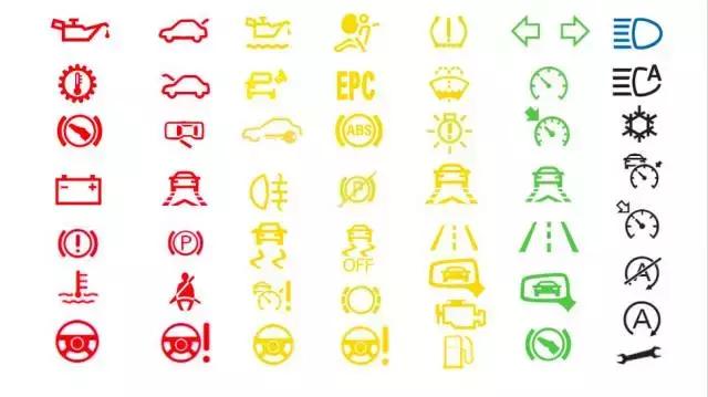 车辆故障灯里最危险的灯是啥样的,开车有哪些常见故障灯图