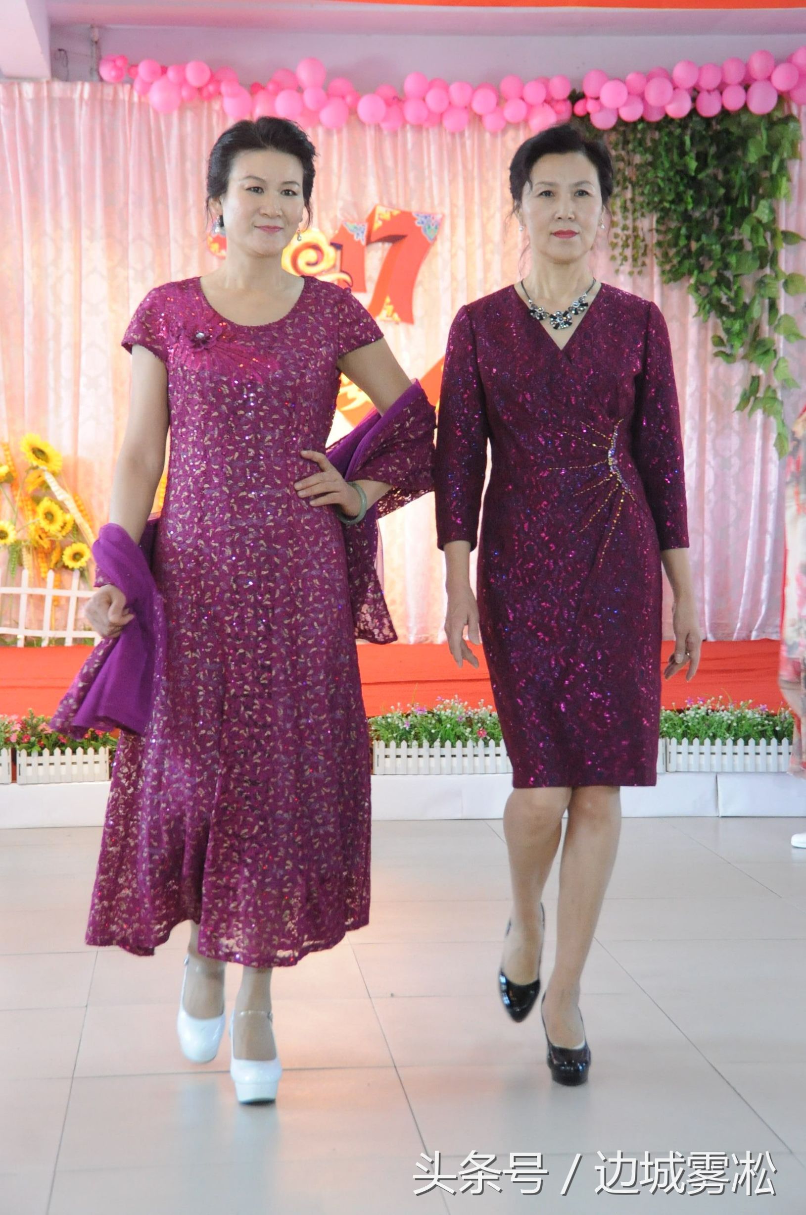 黑河市旗袍协会春节晚会,北安市旗袍协会三周年开场秀