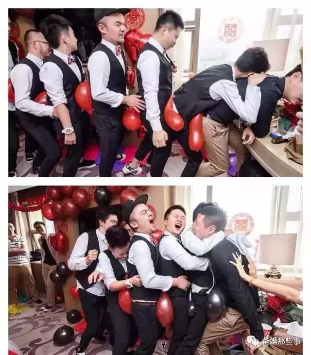 结婚整蛊新郎招式文明接亲,新郎接亲堵门整蛊游戏