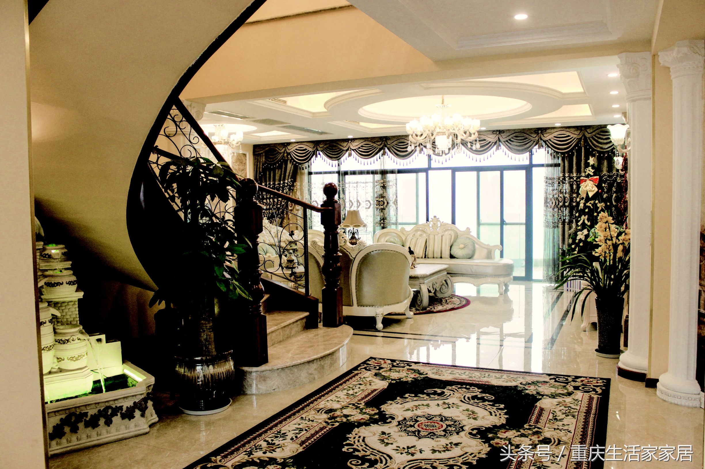 生活家装修房子效果图,海棠晓月c区江景房190万