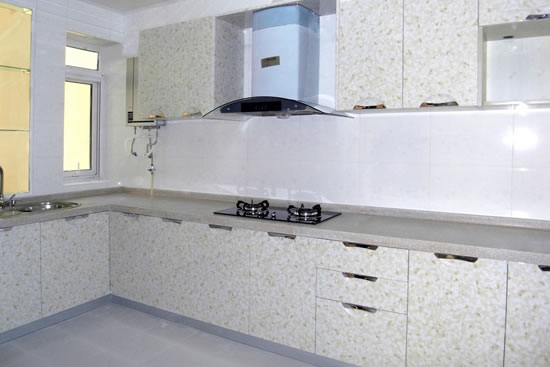 大信整体橱柜新中式装修,大信中式风格厨房