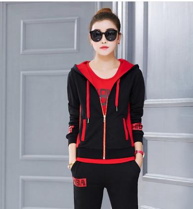 果冻棉休闲运动女套装,广场舞休闲运动女套装