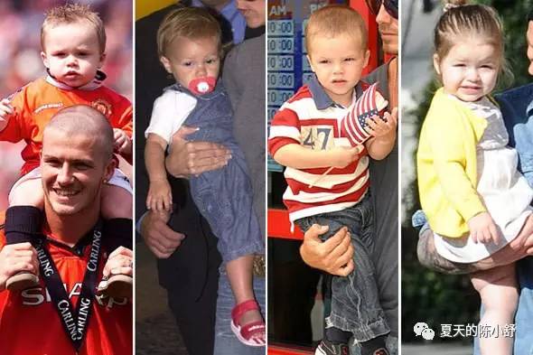 贝克汉姆的经典发型,贝克汉姆三个儿子颜值