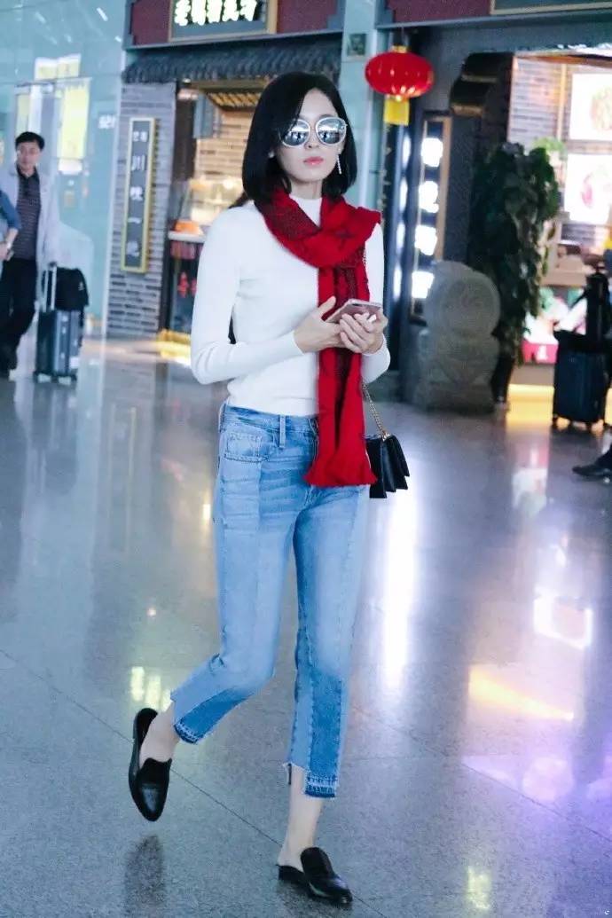 倪妮同款牛仔裤什么牌子,倪妮同款锥形牛仔裤