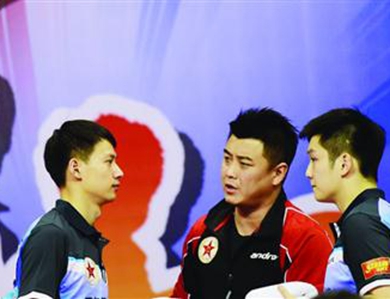 国乒选拔王皓张继科,王皓马琳任国乒主教练