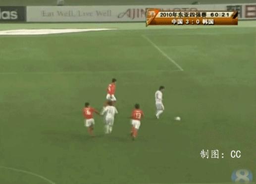 邓卓翔任意球破门完整版,中国对韩国邓卓翔进球