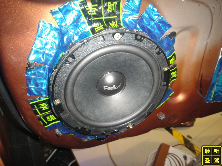 汽车隔音改装日产奇骏喇叭,日产奇骏扬声器改装