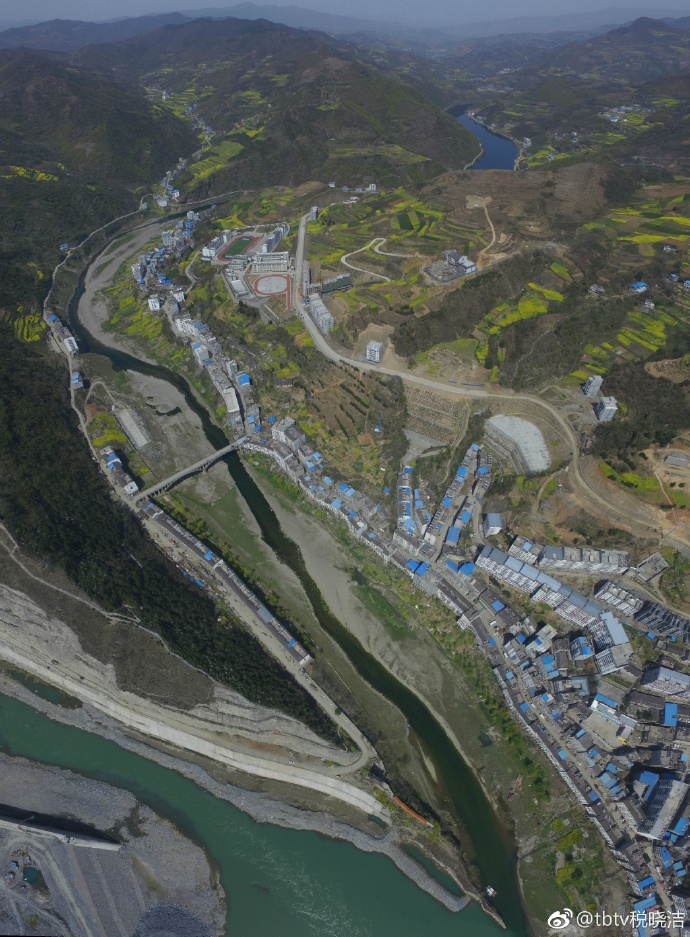 湖北十堰郧西夹河航拍,十堰市郧西县夹河镇航拍