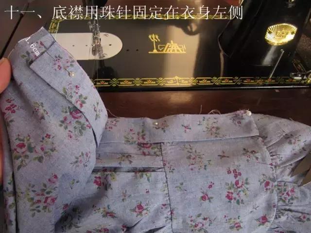 裁剪连衣裙长款完整教程,时尚母女装春装连衣裙