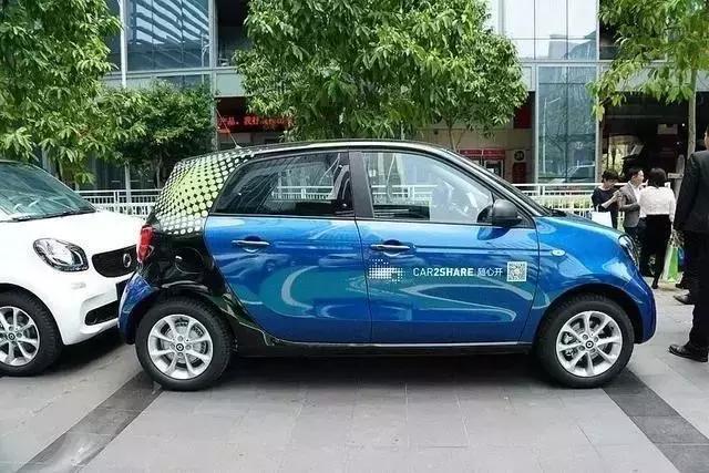 共享单车两分钟免费骑,奔驰smart共享