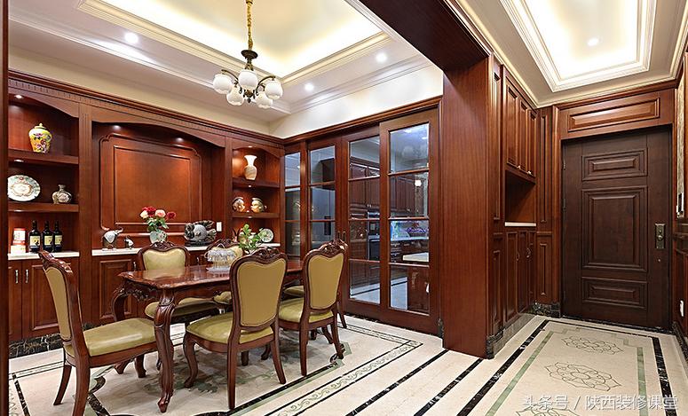 中国美式豪宅,400平轻奢中式豪宅