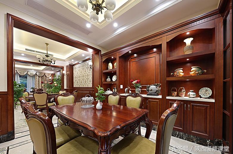 中国美式豪宅,400平轻奢中式豪宅