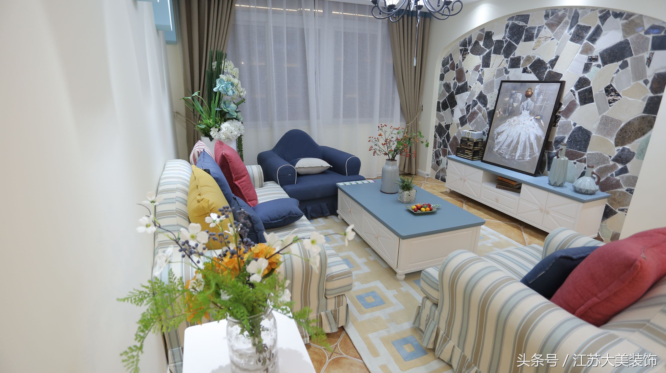 设计师大表姐家的装修,装修设计达人家里的背景墙