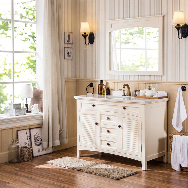 实用的浴室柜组合设计,浴室柜流行的风格图片大全