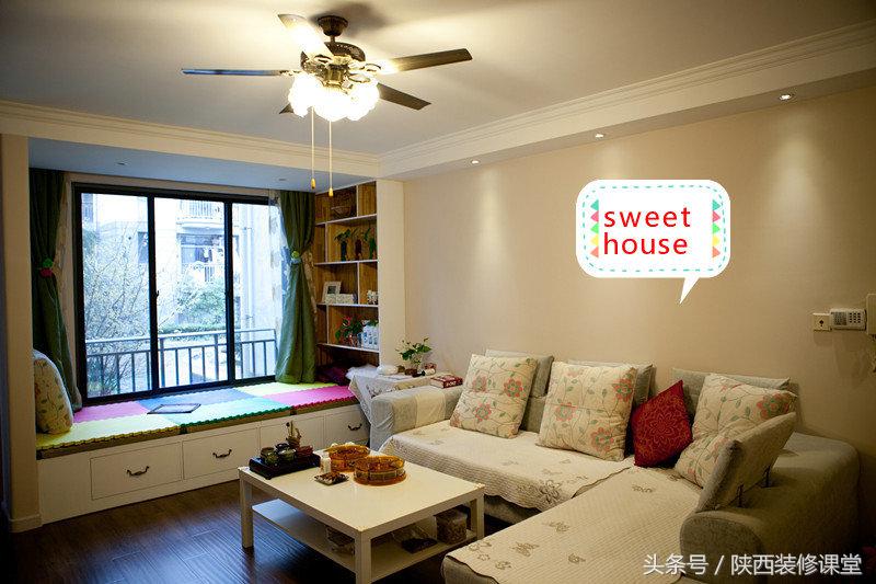 田园风格二室一厅装修效果图,130平两层新中式田园风格