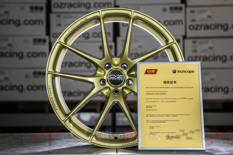 16寸经典五幅刀锋轮毂,五幅oz轮毂