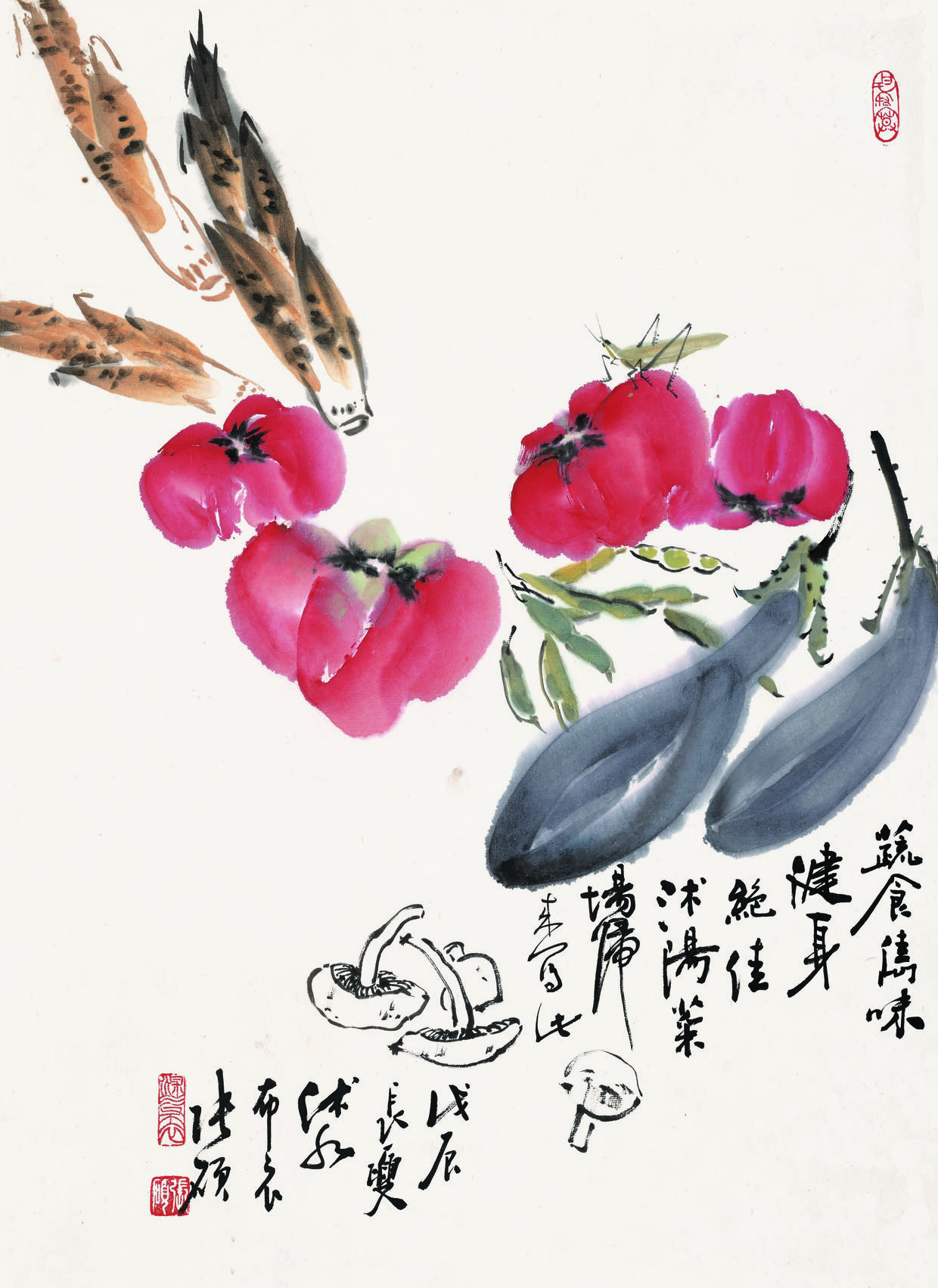 画家张硕人物画,张硕书画