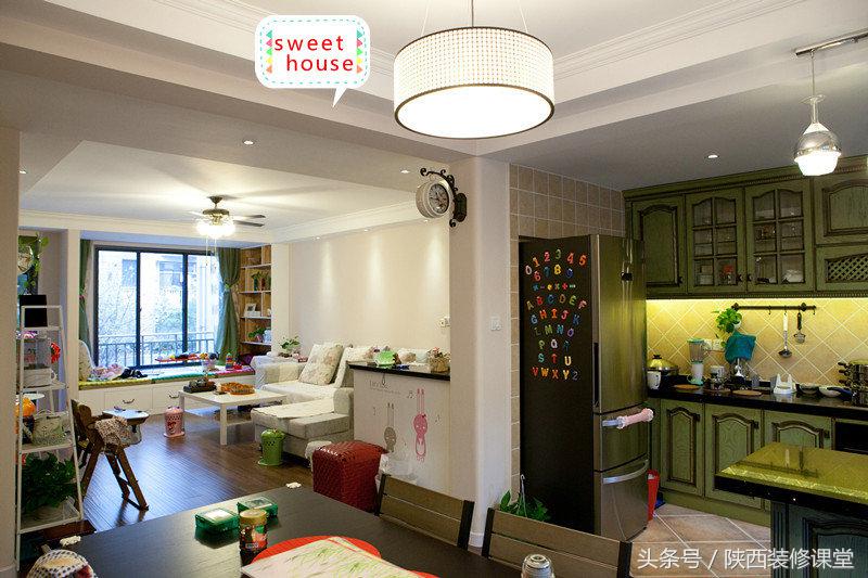 二层楼房田园风带院子效果图,田园风格二室一厅装修效果图