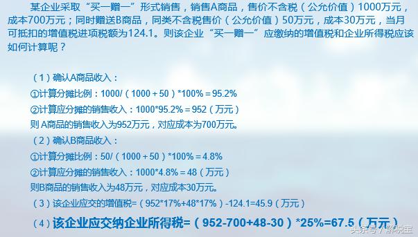 买房赠车位税务处理,买一赠一销售增值税如何处理