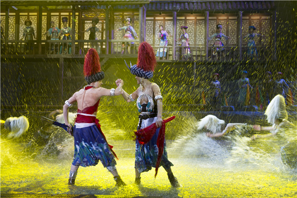 边城视频讲解,边城演出实景