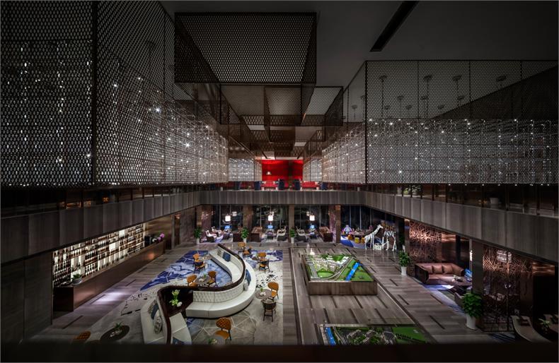 设计案例南京别墅,保利售楼中心设计