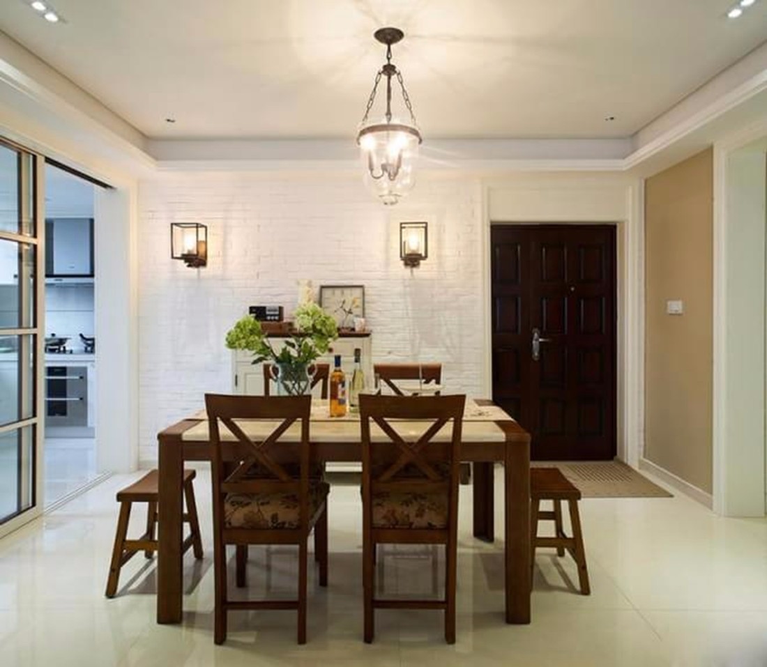 餐桌可以对着入户门吗,入户门对着餐桌如何装修