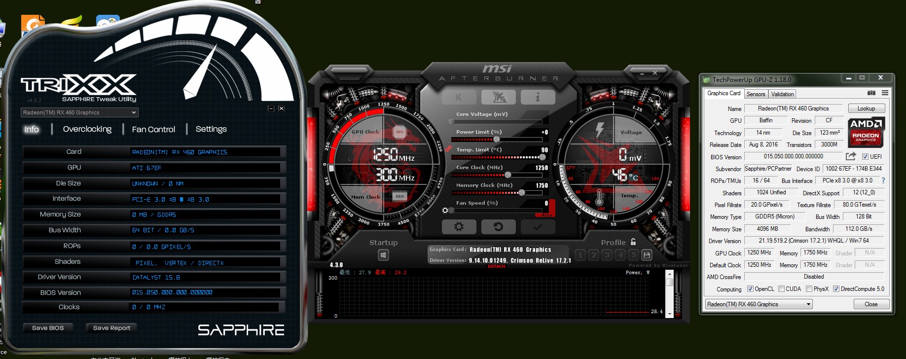 蓝宝石rx4601024sp,蓝宝石rx4604g白金版功耗多少