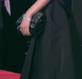 赵薇和范冰冰同穿西装,赵薇穿黑色衣服的图片