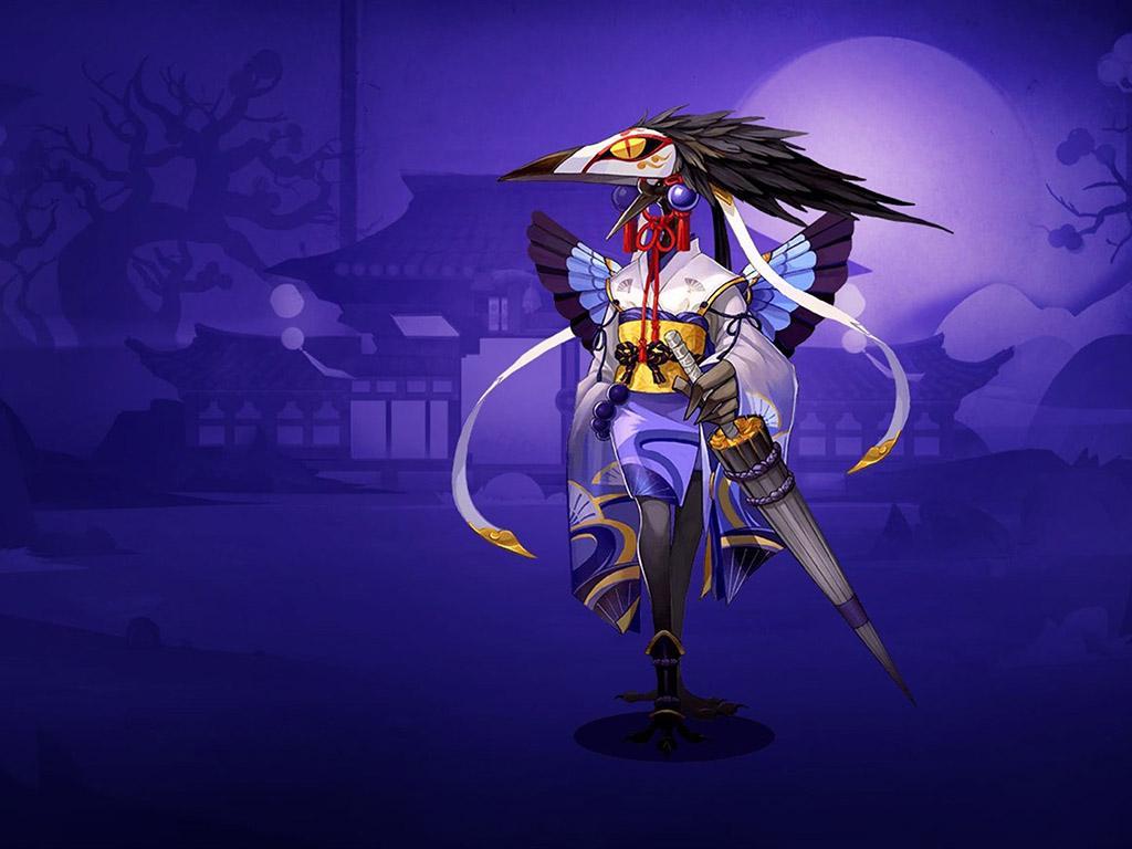 阴阳师sp鸟新皮肤关山酒,阴阳师新皮肤缚骨清姬