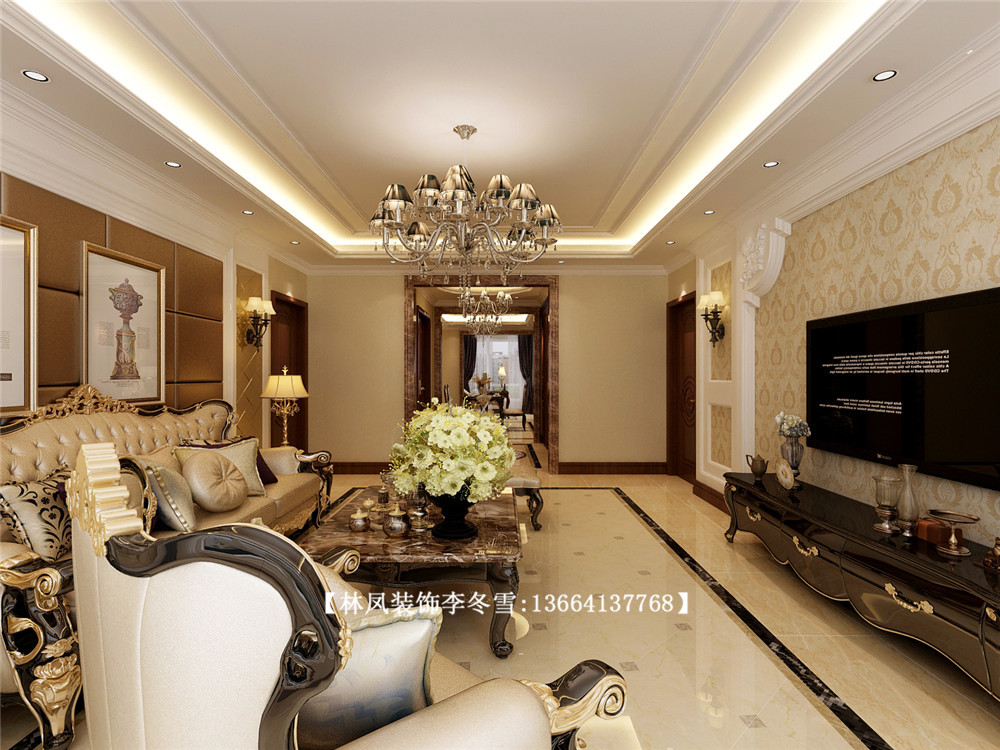 沈阳格林玫瑰湾165样板间,格林玫瑰湾沈阳河景