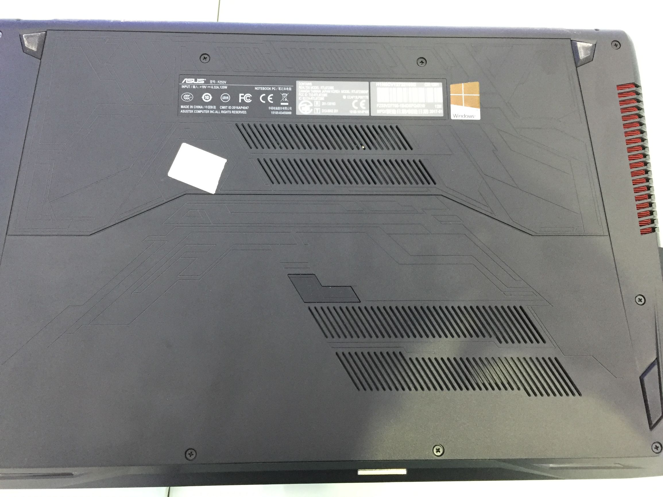 华硕飞行堡垒fz63vi5-7300hq处理器,华硕飞行堡垒fz53v怎么开性能模式