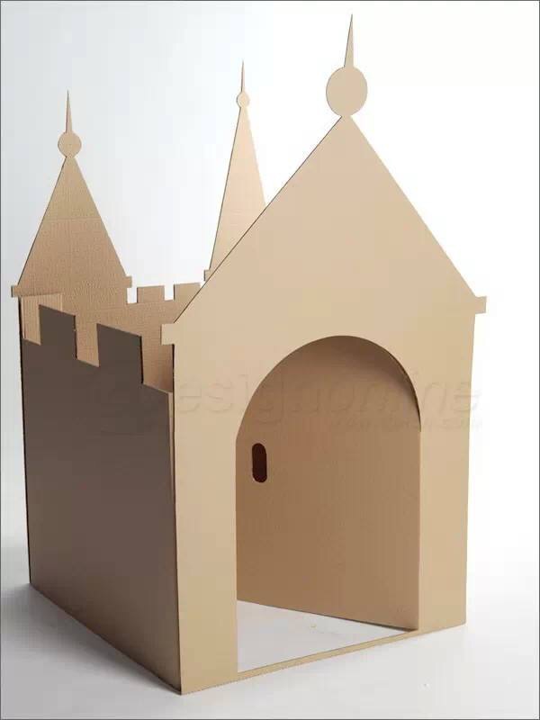 废纸箱做儿童玩具,废纸箱做可爱的宝宝