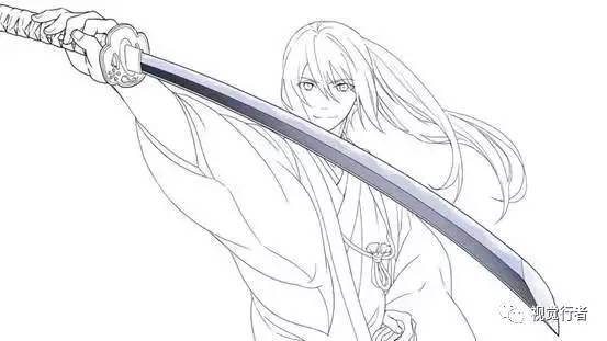 日本刀的种类构造与画法,日本各个样式的刀都怎么用