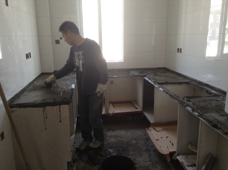 101平米美式橱柜图片,铝合金夹砖橱柜最全教程