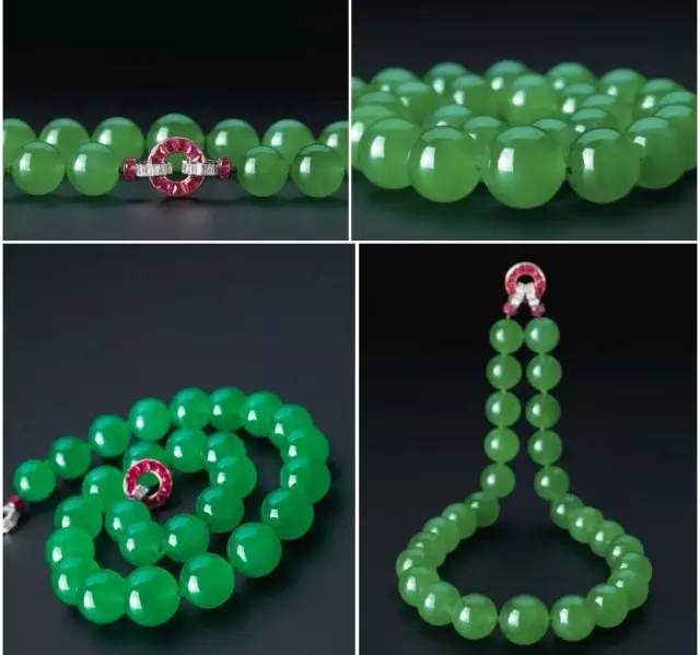 翡翠项链串珠辨真假,翡翠圆珠形项链怎么介绍
