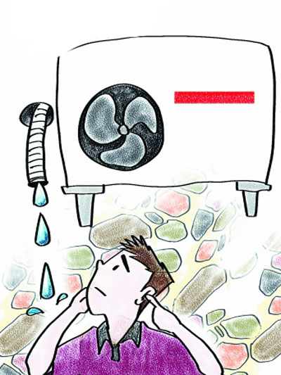 空调室内滴水怎么维修处理,空调滴水问题怎么处理美的