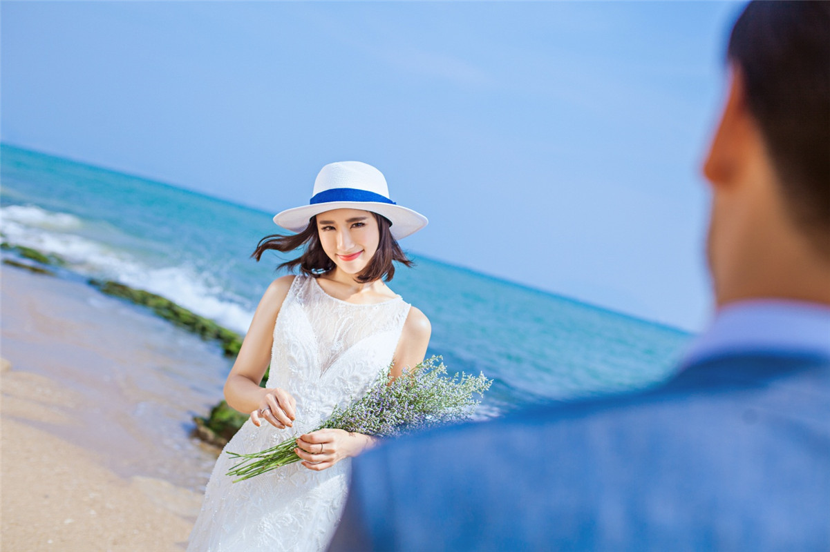 北海婚纱照拍摄风格,北海海边婚纱摄影地点
