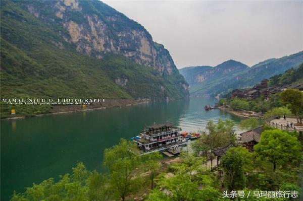 乌江百里画廊景区全景,千里乌江百里画廊古镇