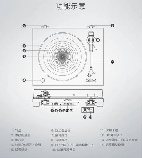 voxoa黑胶唱机t50,voxoa黑胶唱机怎么样