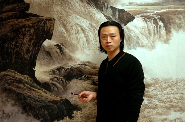 最新曾刚彩墨山水画技法,曾刚彩墨山水技法教学宝典