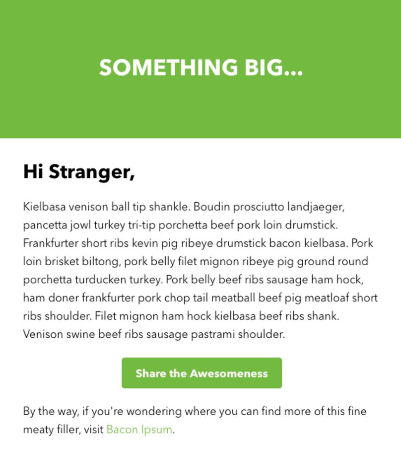 免费电子邮件模板,任何邮件都可用的万能模板