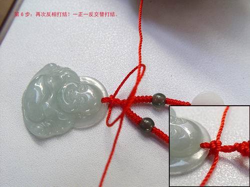 金佛吊坠挂绳打结方法,文玩吊坠绳子打结方法