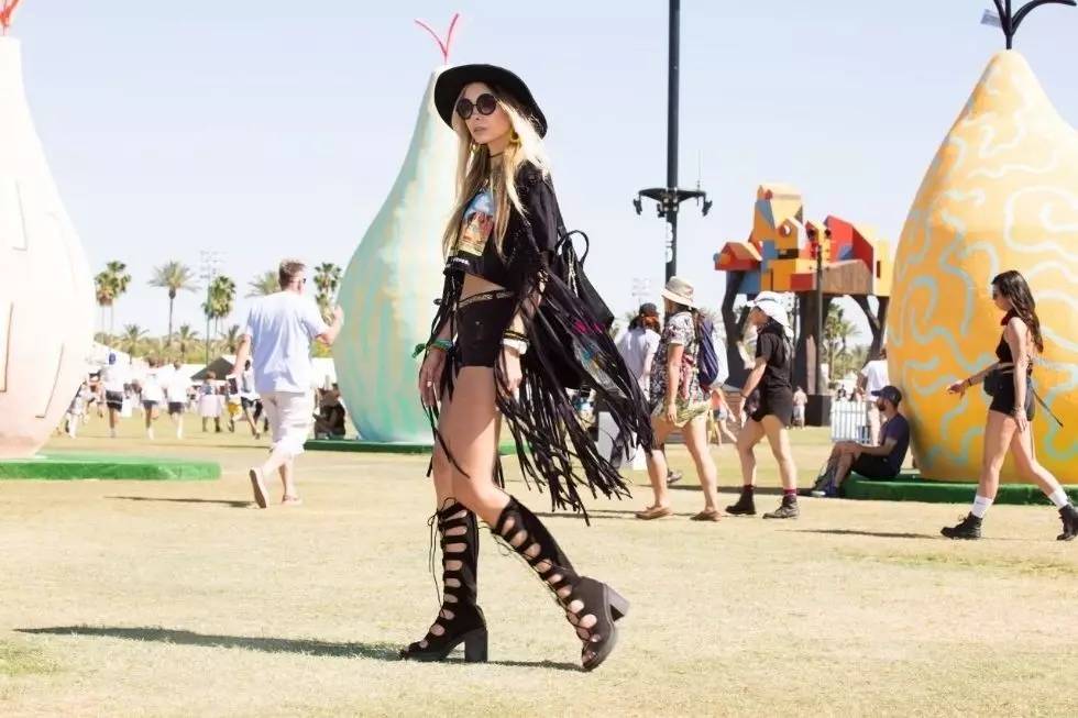 国际音乐节图片,音乐节穿搭元素