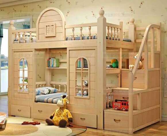 衣帽间卧室一体公寓房,主卧和儿童房套房设计