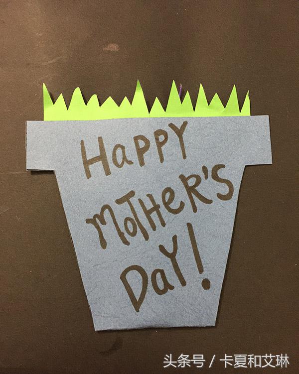 母亲节用小卡纸做贺卡手工制作,母亲节卡片手工制作小花朵
